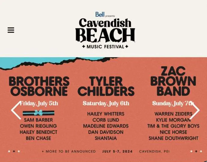 Bell Presents Cavendish Beach Music Festival 2024 - Day 3 at Cavendish ...