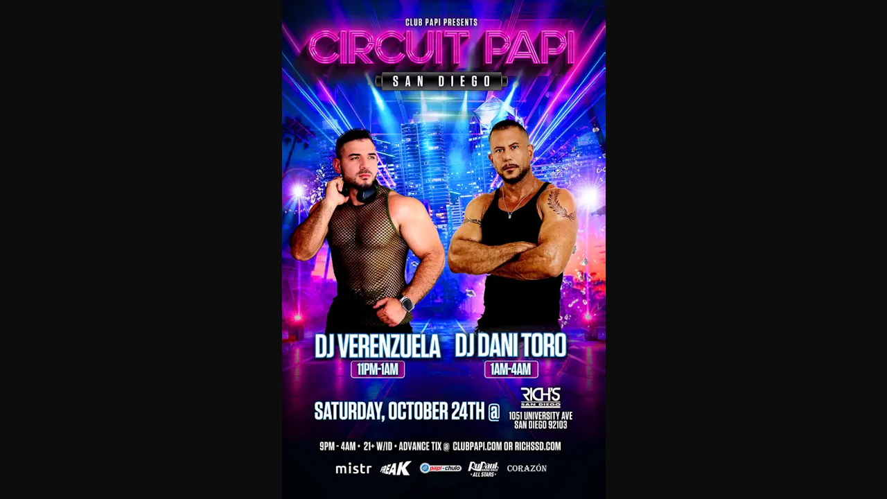 Circuit Papi w/ DJ Verenzuela & DJ Dani Toro
