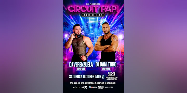 Circuit Papi w/ DJ Verenzuela & DJ Dani Toro