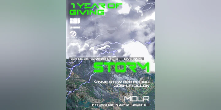 1 YEAR OF GIVING: Give's 1st Anniversary presents STORM