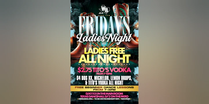 Friday - Ladies Night