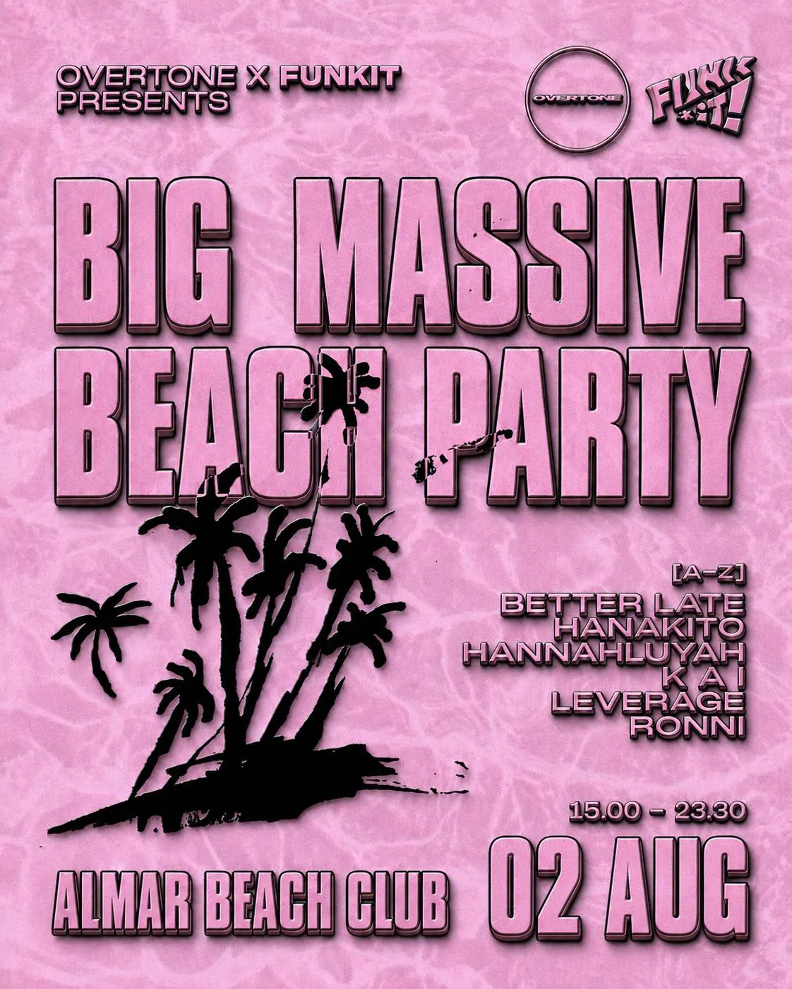 [Overtone x Funk It!] Big Massive Beach Party