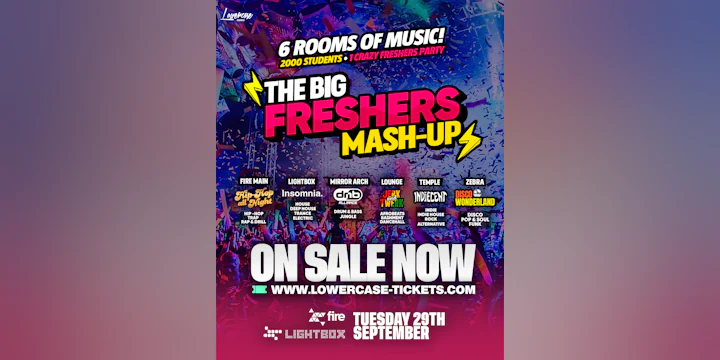 The Big London Freshers Mashup - London Freshers Week 2026