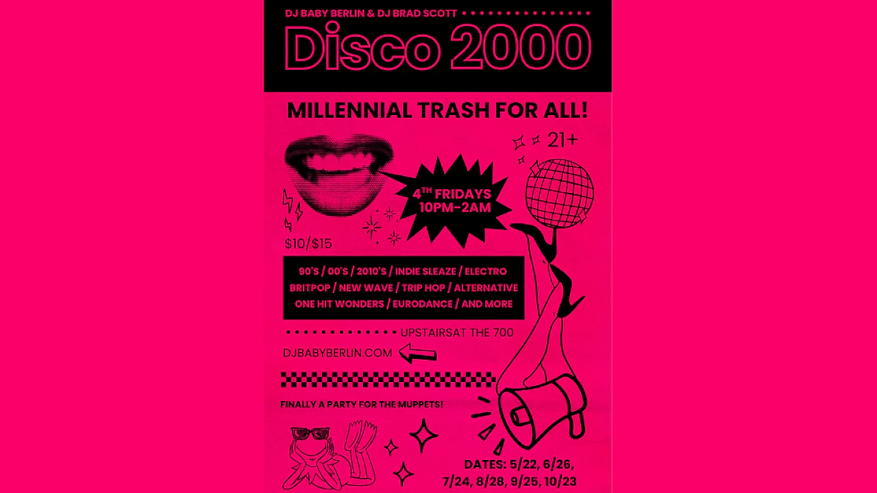 Disco 2000 - Millennial Trash Dance Party For All