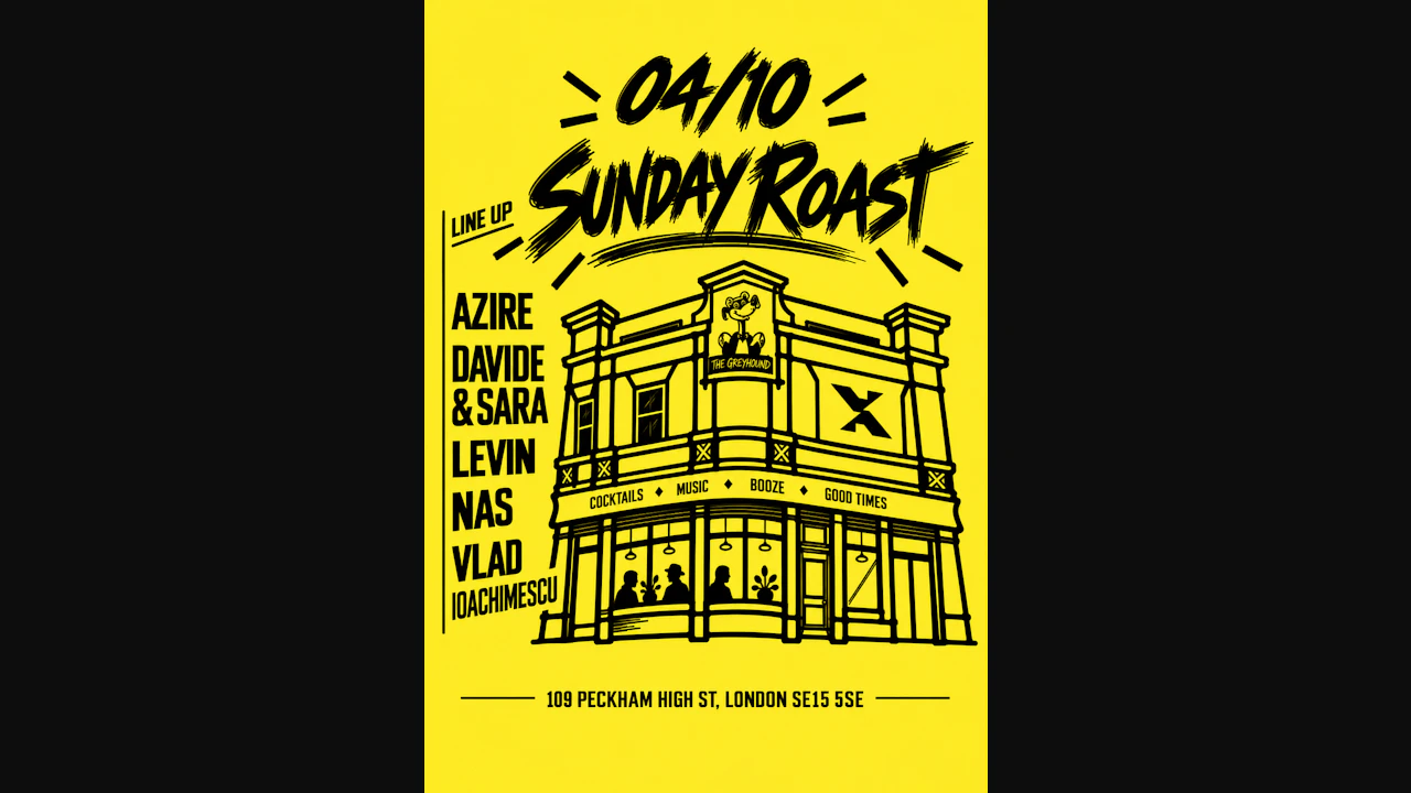 Extended in the Pub Present (Sunday Roast)
