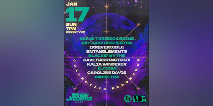 Winter Jazz Fest: Collective Resonance ft BDA with Toribio & Bring Dat Jazz Orchestra + guests