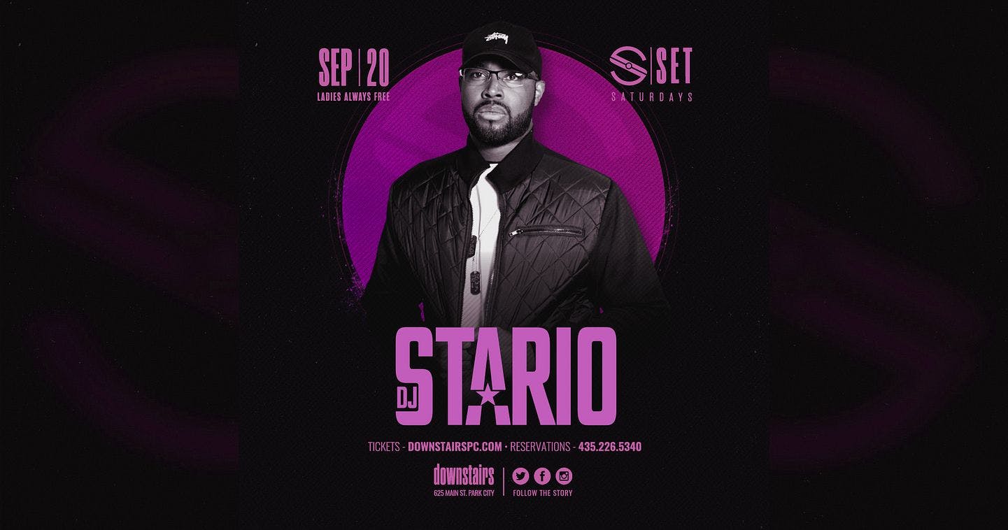 Set Saturdays with DJ Stario
