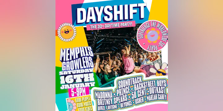 Dayshift: The 30+ Daytime party