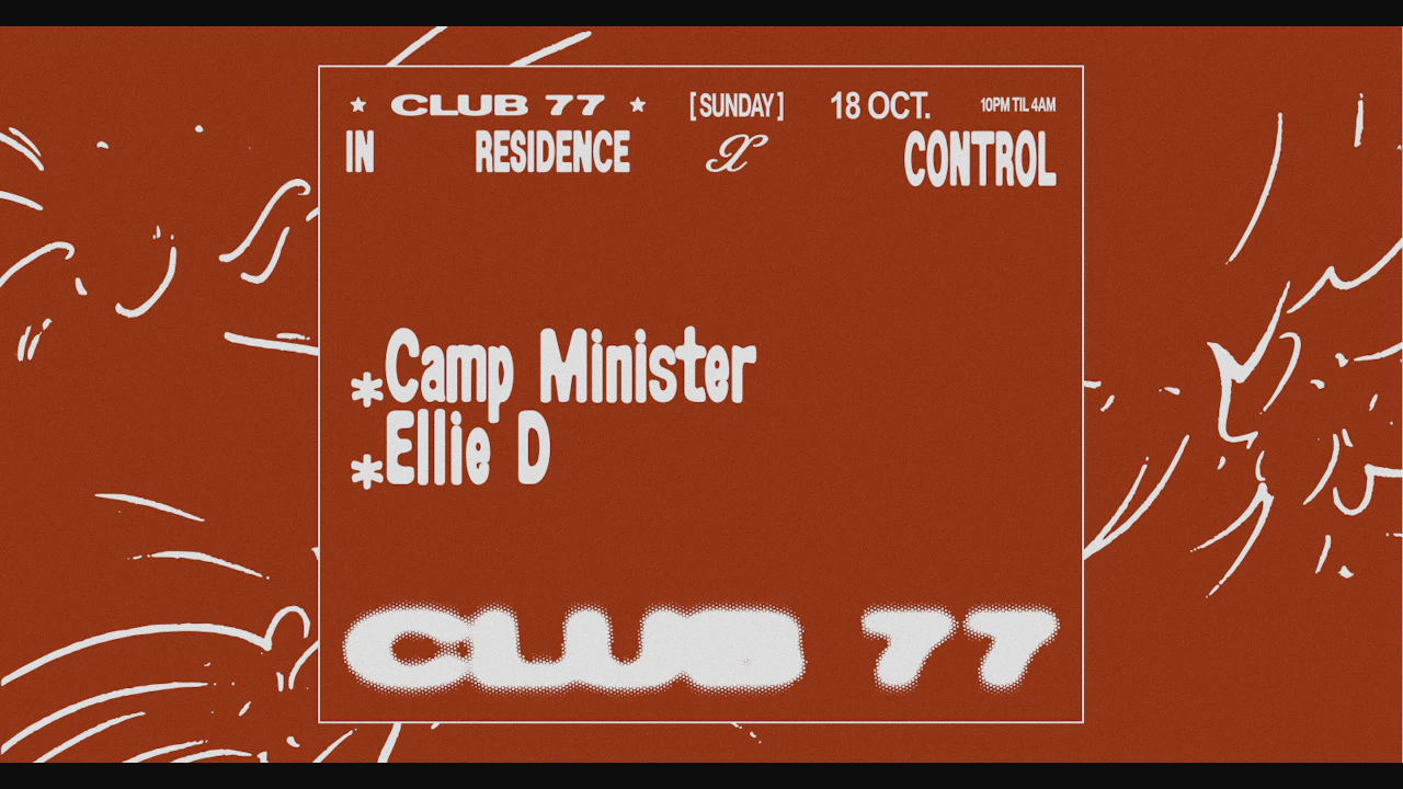 77 x Control: Camp Minister, Ellie D