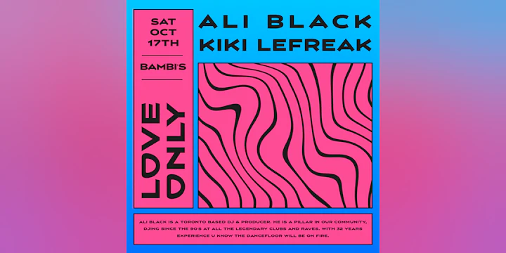 Love Only / Ali Black & Kiki Lefreak B2b