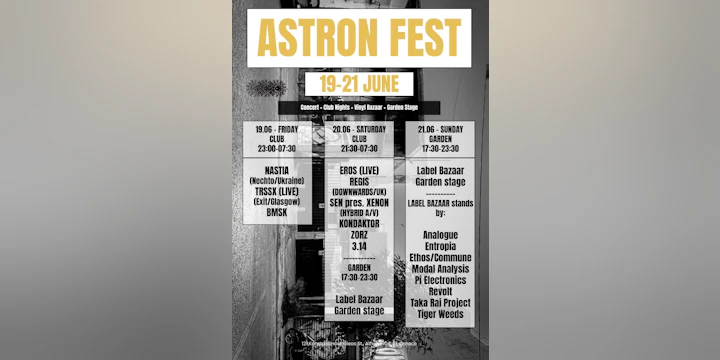 Astron Fest Day 3 (Vinyl Bazaar & Dj Sets)