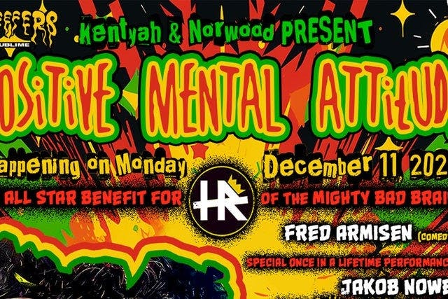 Positive Mental Attitude: A Benefit For HR of Bad Brains at Teragram ...