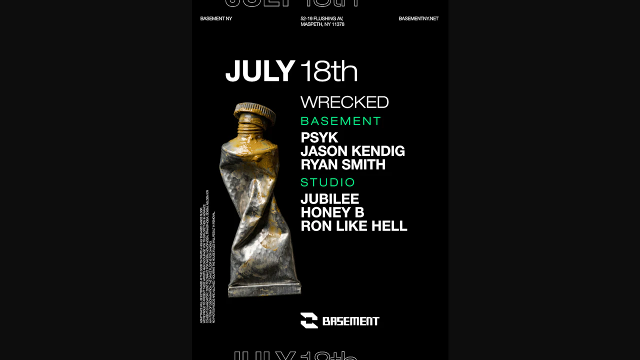 WRECKED: Psyk / Jason Kendig / Jubilee / HONEY B / Ron Like Hell / Ryan Smith
