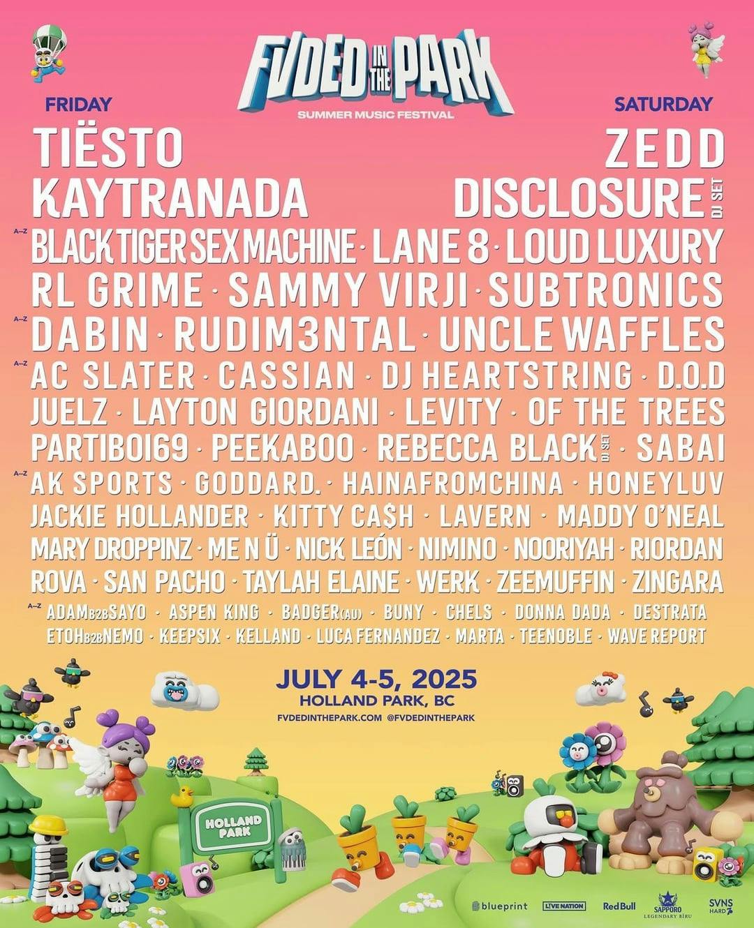 FVDED in the Park 2025 - Day 1 at Fvded In The Park - Friday, Jul 4 2025 | Discotech