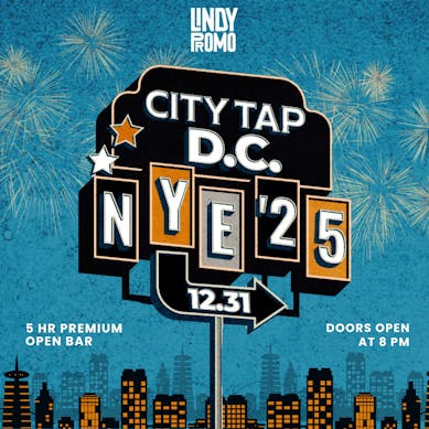 City Tap House Dupont NYE 2025 at Washington DC New Year's Eve - Tuesday, Dec 31 2024 | Discotech