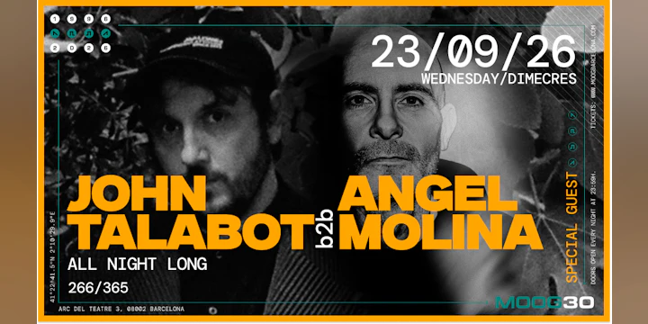John Talabot b2b ANGEL MOLINA (All Night Long)