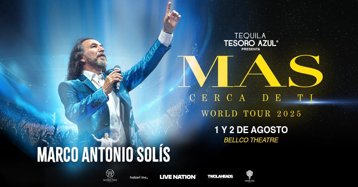 Marco Antonio Solís - Mas Cerca De Ti World Tour