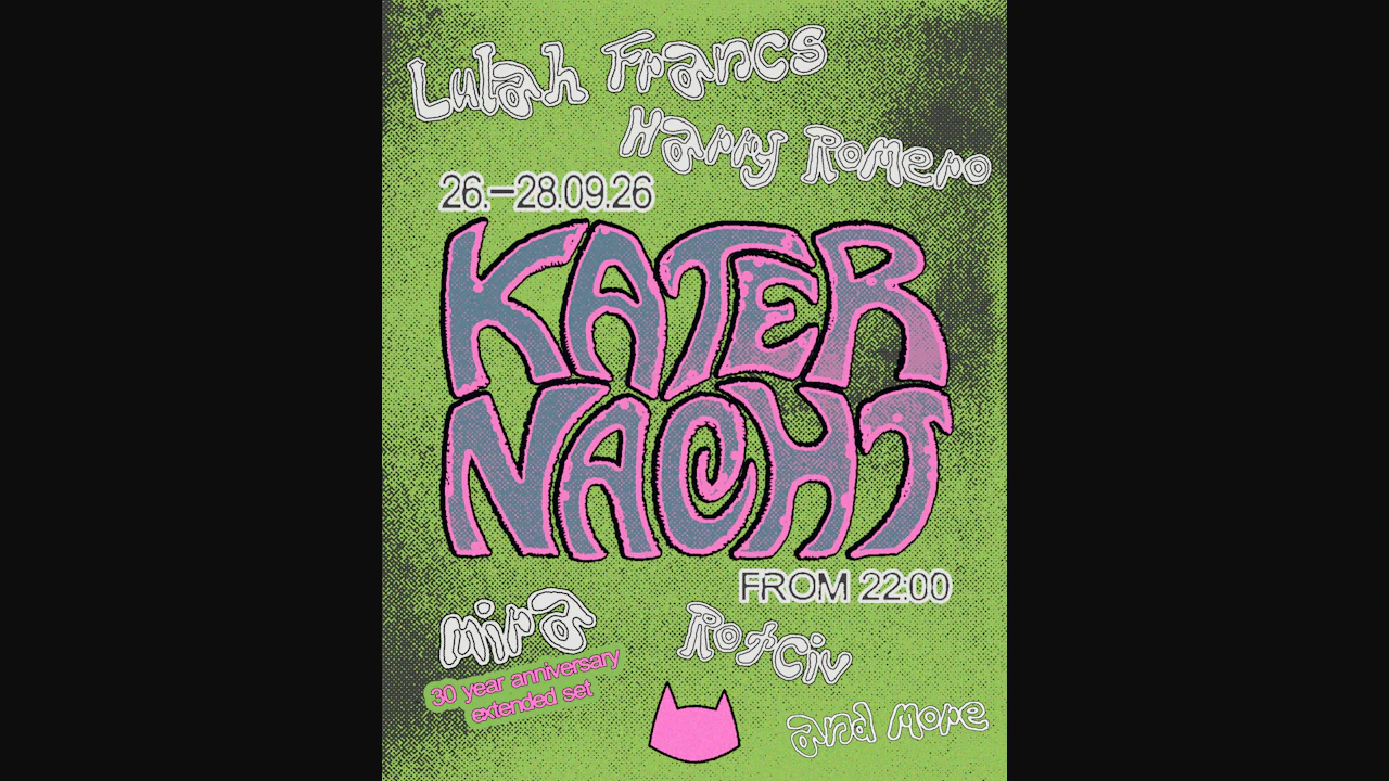 Katernacht + 30 Years of Mira with Harry Romero, Lulah Francs, Rotciv + more