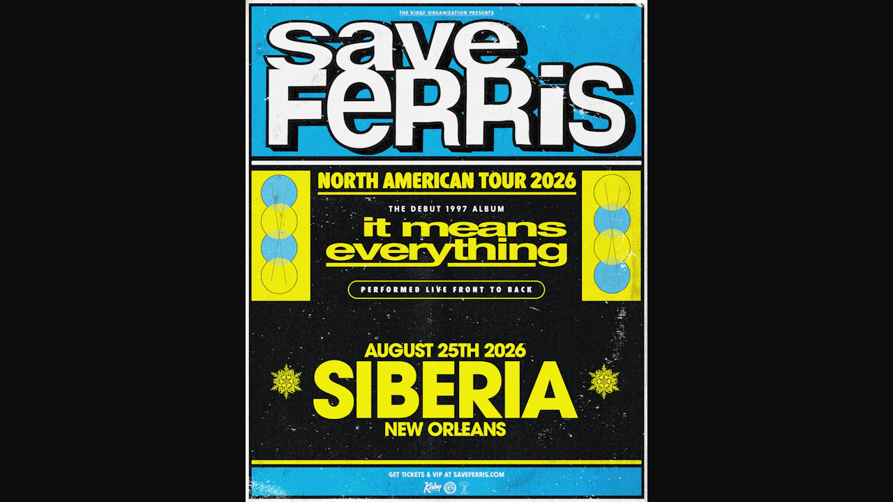 SAVE FERRIS: It Means Everything - 29 Year Anniversary Tour with 504 Horn Troopers