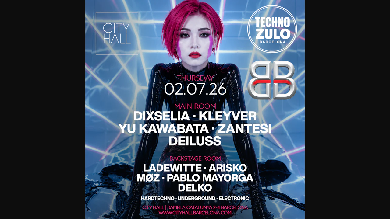 BB - TECHNO ZULO ‖ 2 ROOMS ‖ Free Pass before 1:00 A.M