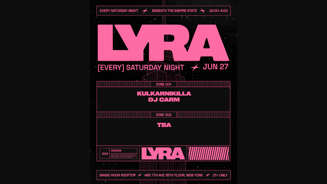 Lyra Rooftop Party 06.27.26