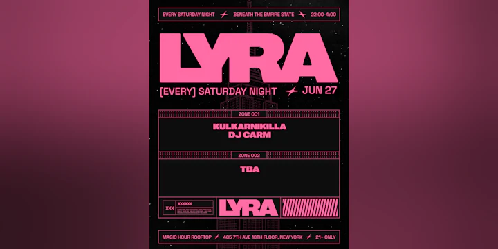 Lyra Rooftop Party 06.27.26