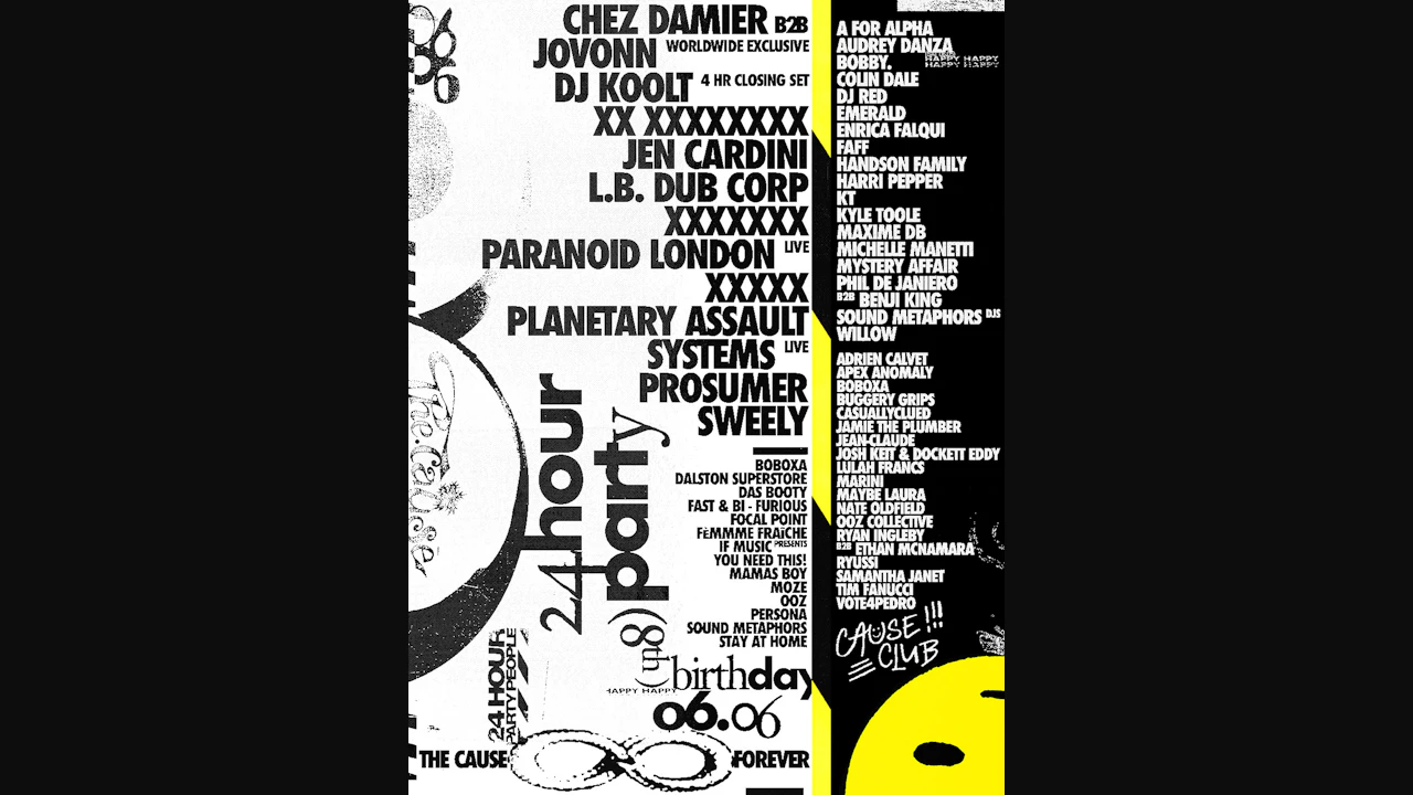 The Cause ∞ Forever: 8th Birthday - 24hr Non-Stop