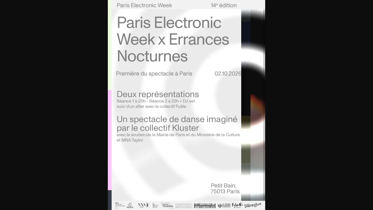 Errances Nocturnes x Paris Electronic Week