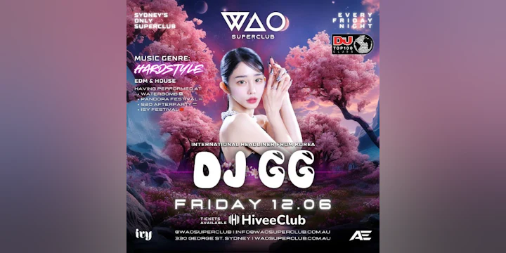Fri 12 June - Wao Superclub @ Ivy