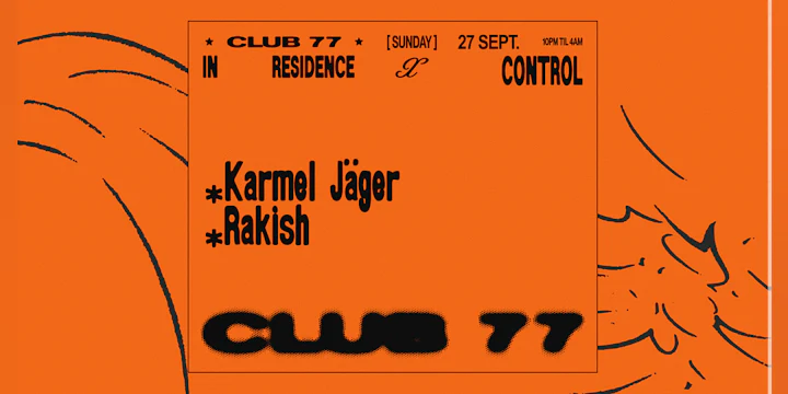 77 x Control: Karmel Jäger, Rakish