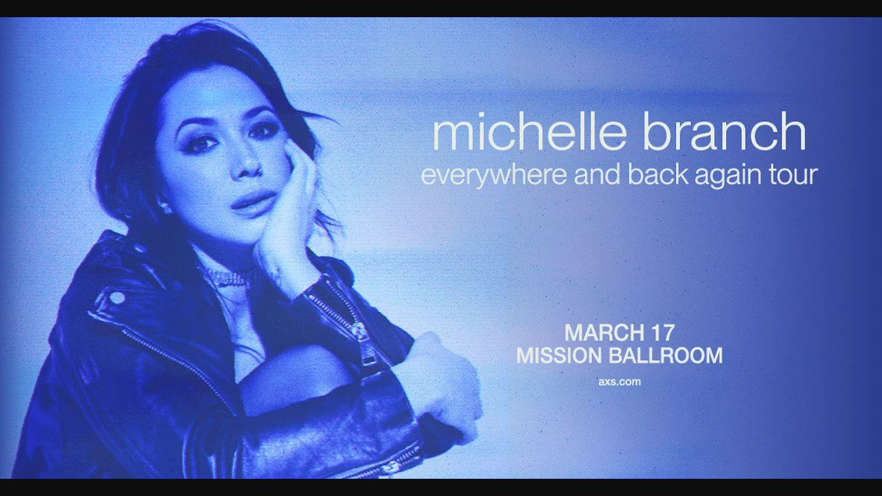 Michelle Branch: Everywhere And Back Again Tour