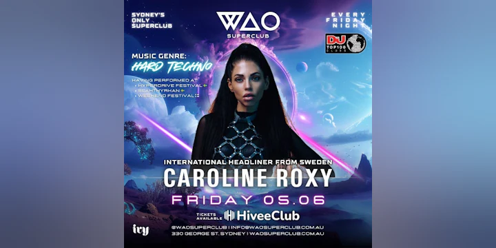 Fri 05 June - Wao Superclub @ Ivy