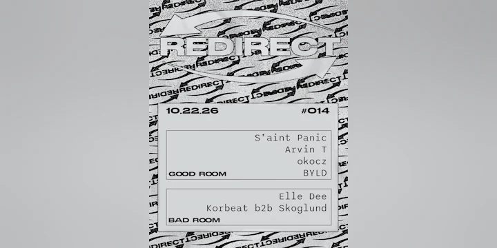 Redirect: S'aint Panic, Elle Dee, Arvin T, KORBEAT, okocz, skoglund, Byld
