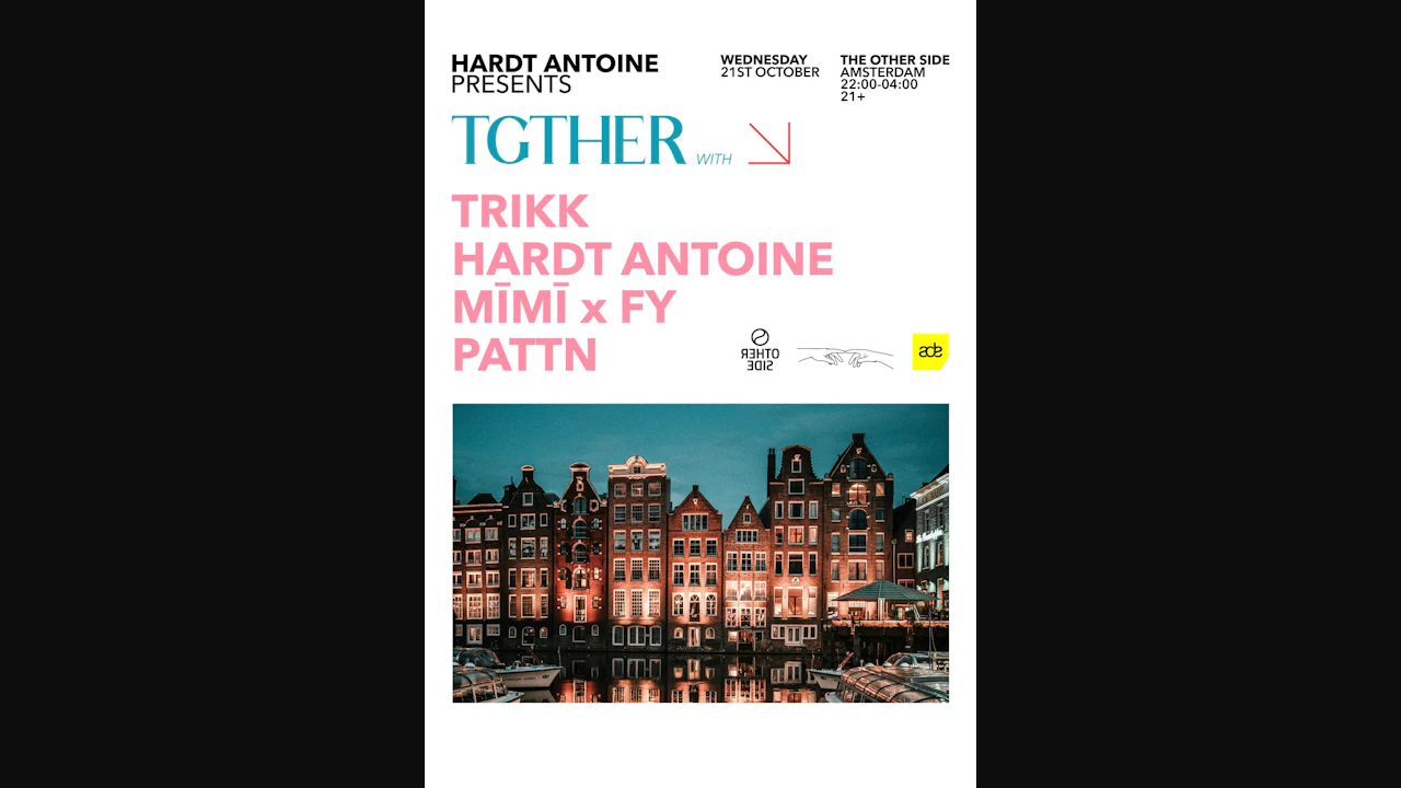 Hardt Antoine pres. TGTHER: Trikk, MĪMĪ x FY, Pattn