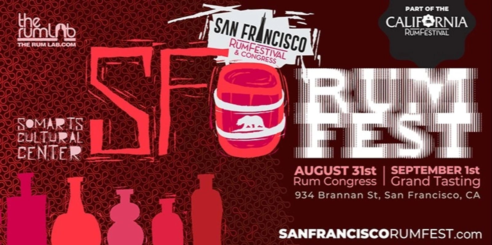 San Francisco Rum Fest & Congress 2024 31 AUG 2024