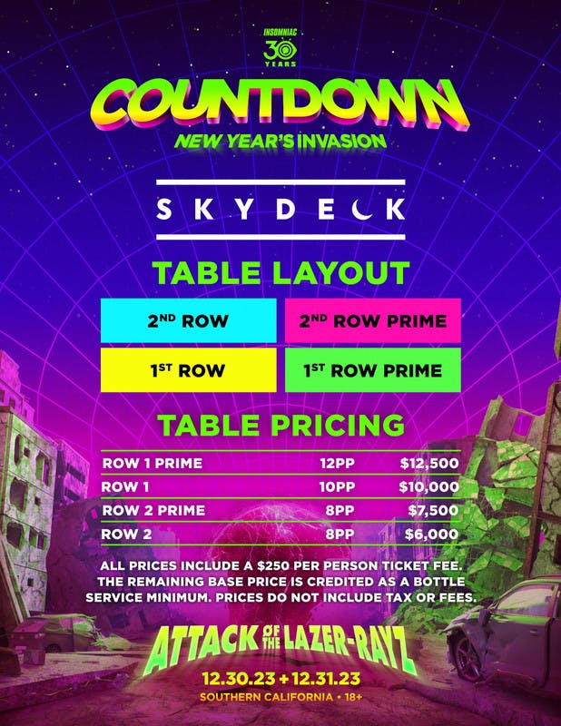Countdown 2019 - NYE 2020 at Countdown - Tuesday, Dec 31