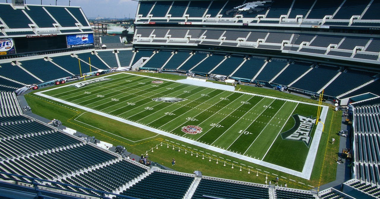 Philadelphia Eagles Seating Chart Map at Lincoln Financial Field