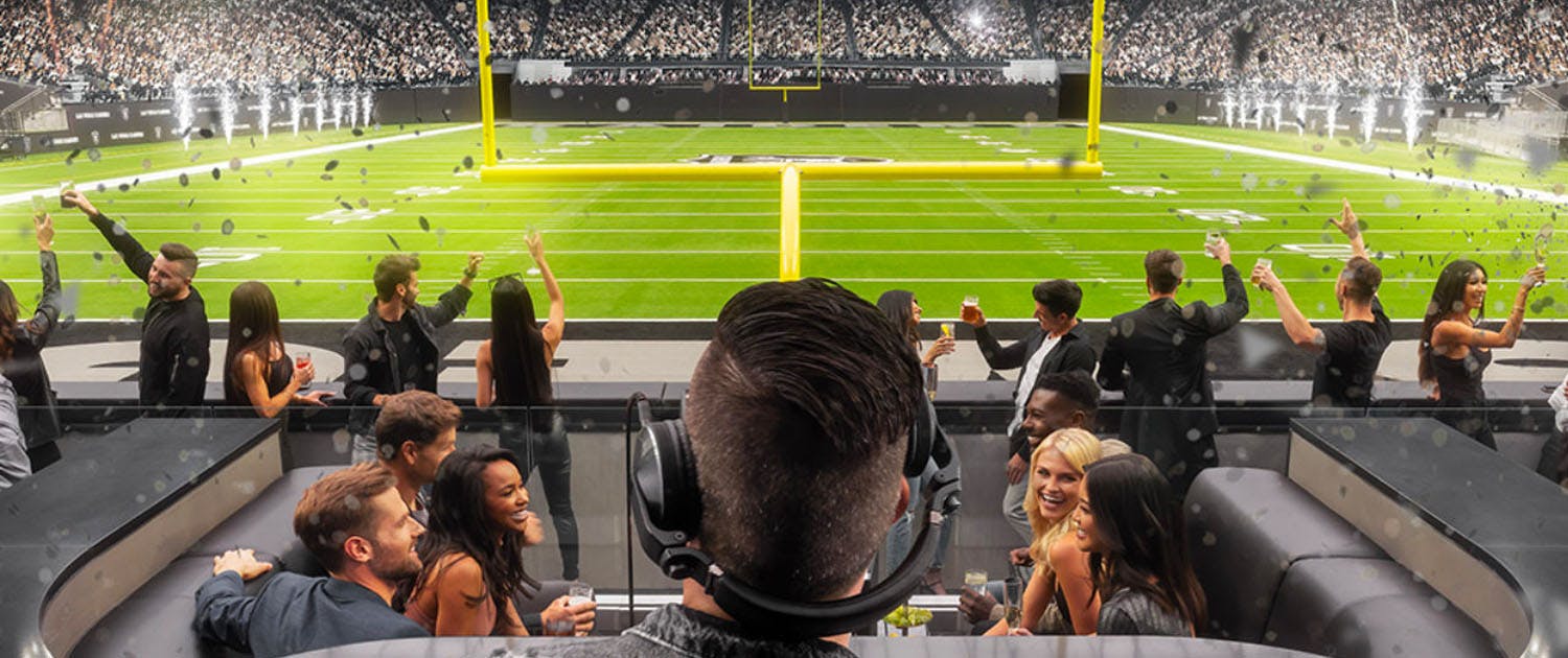 Allegiant Stadium features Wynn Field Club nightclub in the end zone for Las  Vegas Raiders games - Eater Vegas