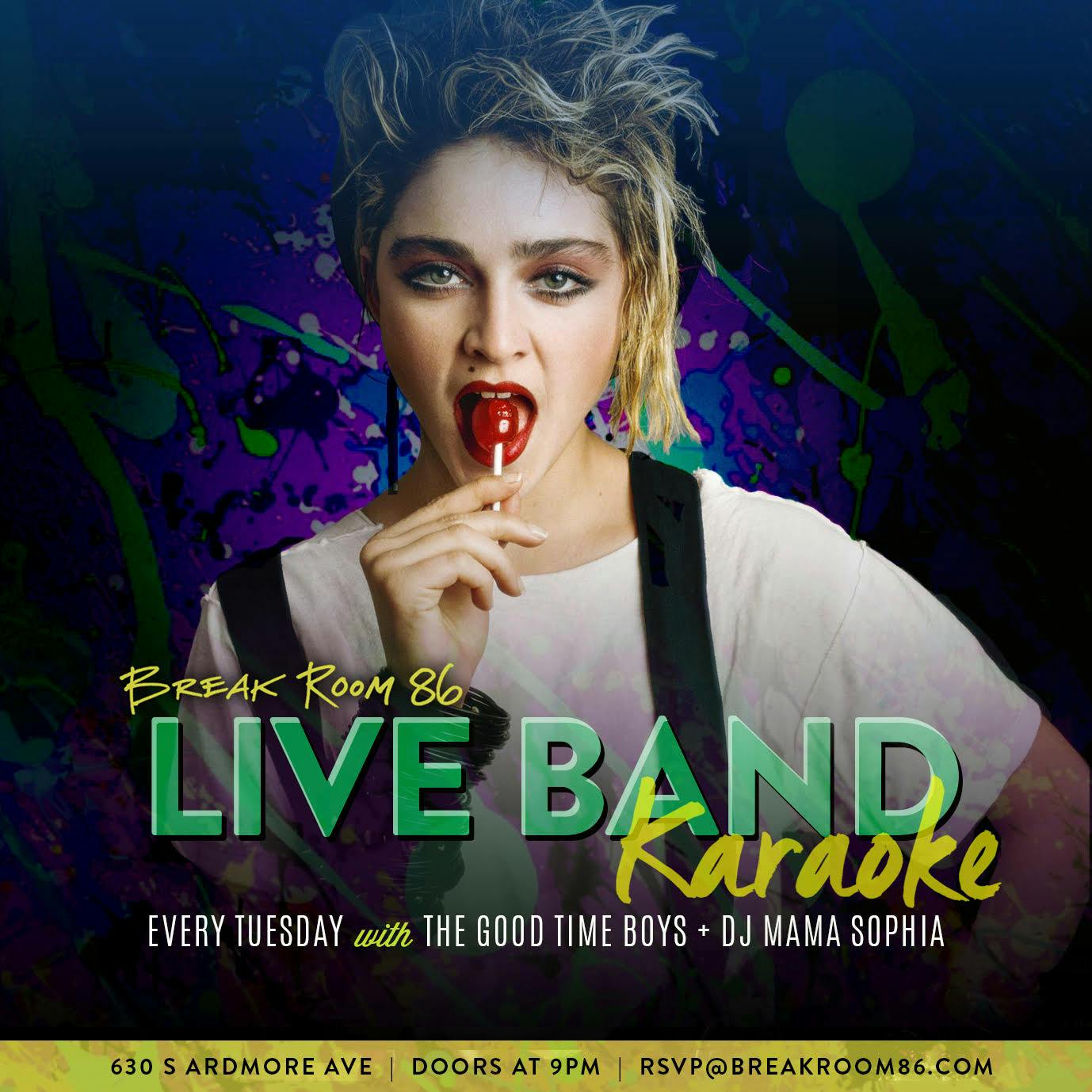 Live Band Karaoke Tuesdays