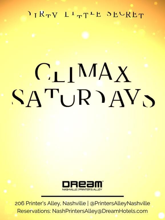 Climax Saturdays